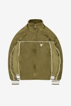 VELOUR JACKET OLIVE
