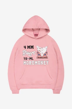 HEART BREAKER HOODIE PINK