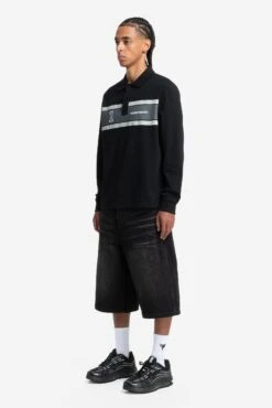 RUGBY LONGSLEEVE BLACK -Ralph Lauren Clothing Store 0016 AM 2025 03985