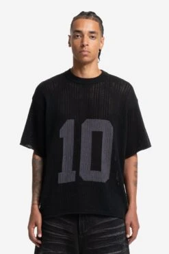 KNIT TEE JERSEY BLACK 14 KNIT TEE JERSEY BLACK -Ralph Lauren Clothing Store 0022 AM 2025 03948Top