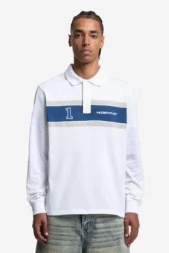 RUGBY LONGSLEEVE WHITE -Ralph Lauren Clothing Store 0026 AM 2025 03935Top