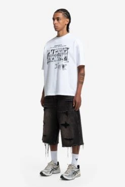 RIPPED DISTINCTIVE JORTS DARK GREY -Ralph Lauren Clothing Store 0036 AM 2025 03891