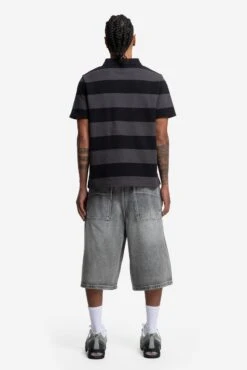 STRIPED POLO SHIRT BLACK -Ralph Lauren Clothing Store 0044 AM 2025 03878