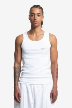 BASE TANKTOP WHITE -Ralph Lauren Clothing Store 0081 AM 2025 03789Top