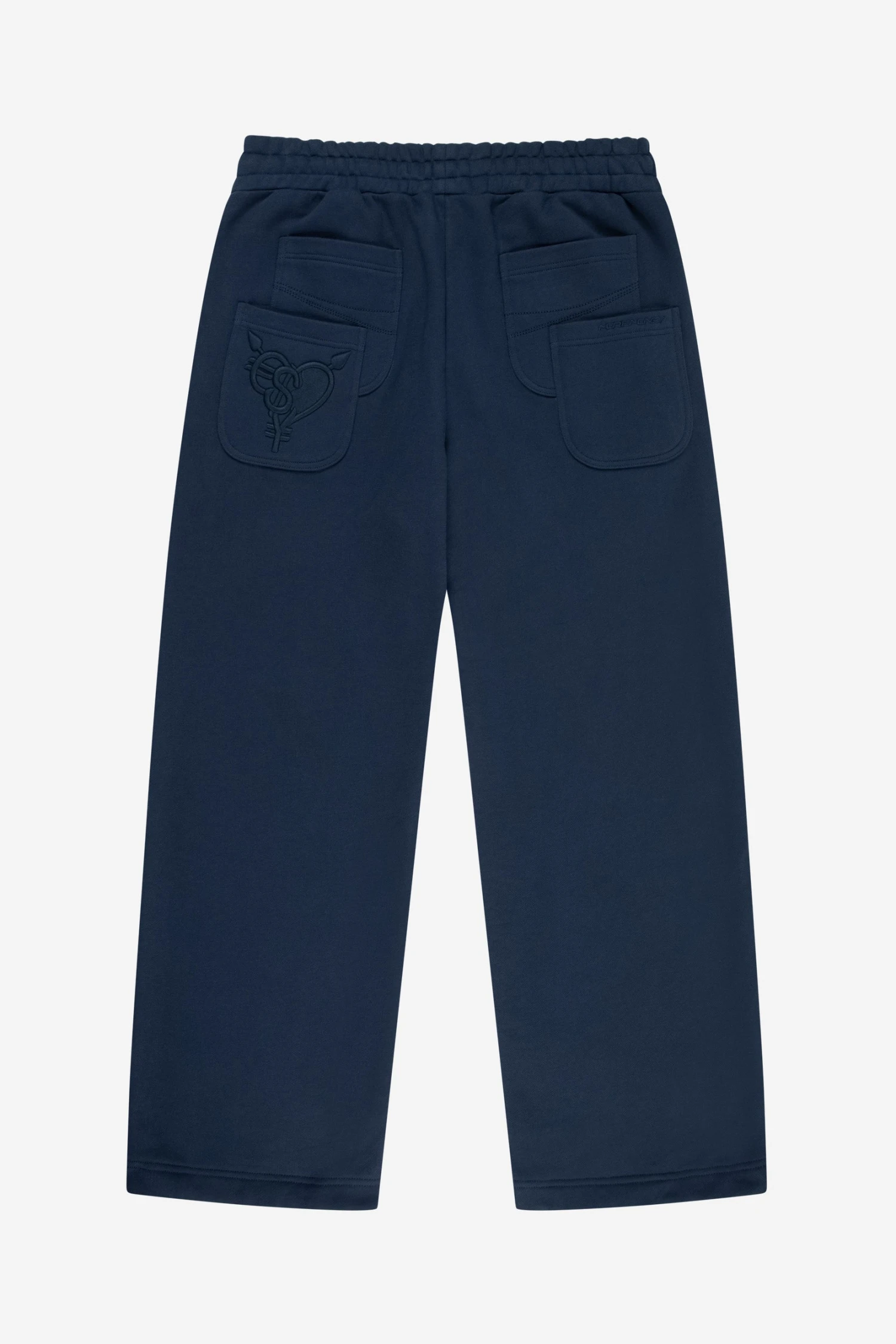 OPEN LEG JOGGER NAVY 3 OPEN LEG JOGGER NAVY - Image 3