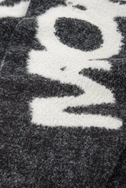 FURRY KNIT SWEATER BLACK -Ralph Lauren Clothing Store 5