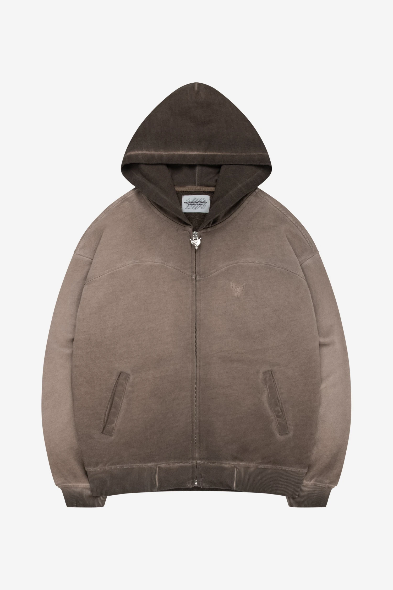 STACKS ZIP OIL WASHED BROWN 1 STACKS ZIP OIL WASHED BROWN