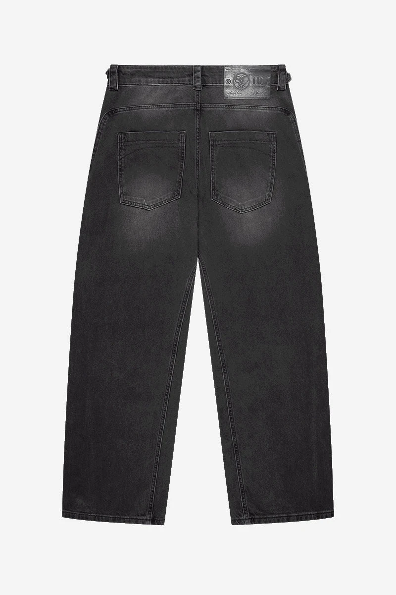 DISTINCTIVE BAGGY DENIM BLACK WASHED 7 DISTINCTIVE BAGGY DENIM BLACK WASHED - Image 7