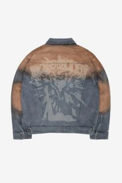 DIRT WASHED DENIM JACKET BLUE 9 DIRT WASHED DENIM JACKET BLUE -Ralph Lauren Clothing Store DSC 16916