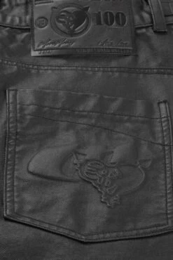 COATED MC PANTS BLACK -Ralph Lauren Clothing Store DSC 17294