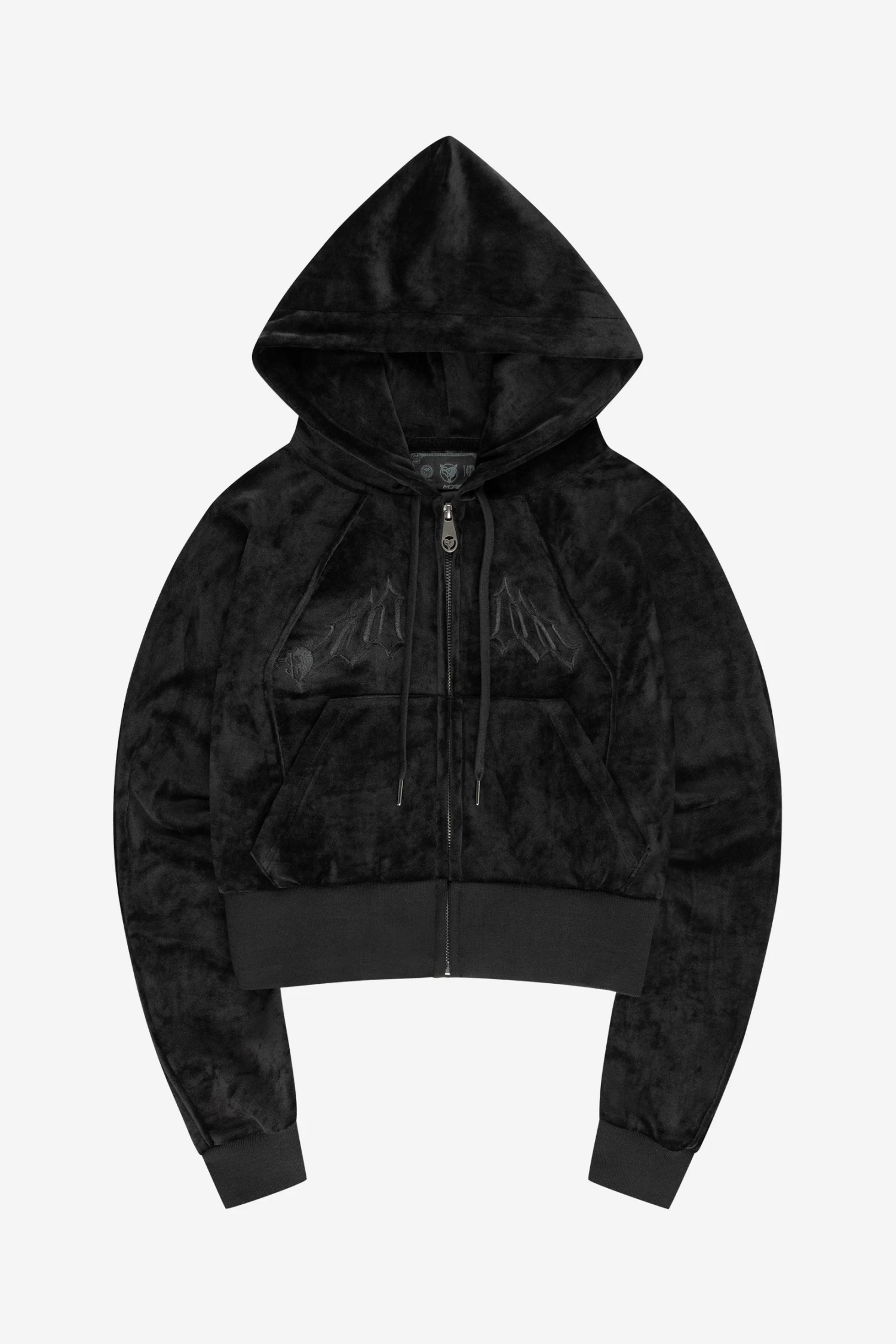 WOMEN'S VELOUR JACKET BLACK 1 WOMEN'S VELOUR JACKET BLACK