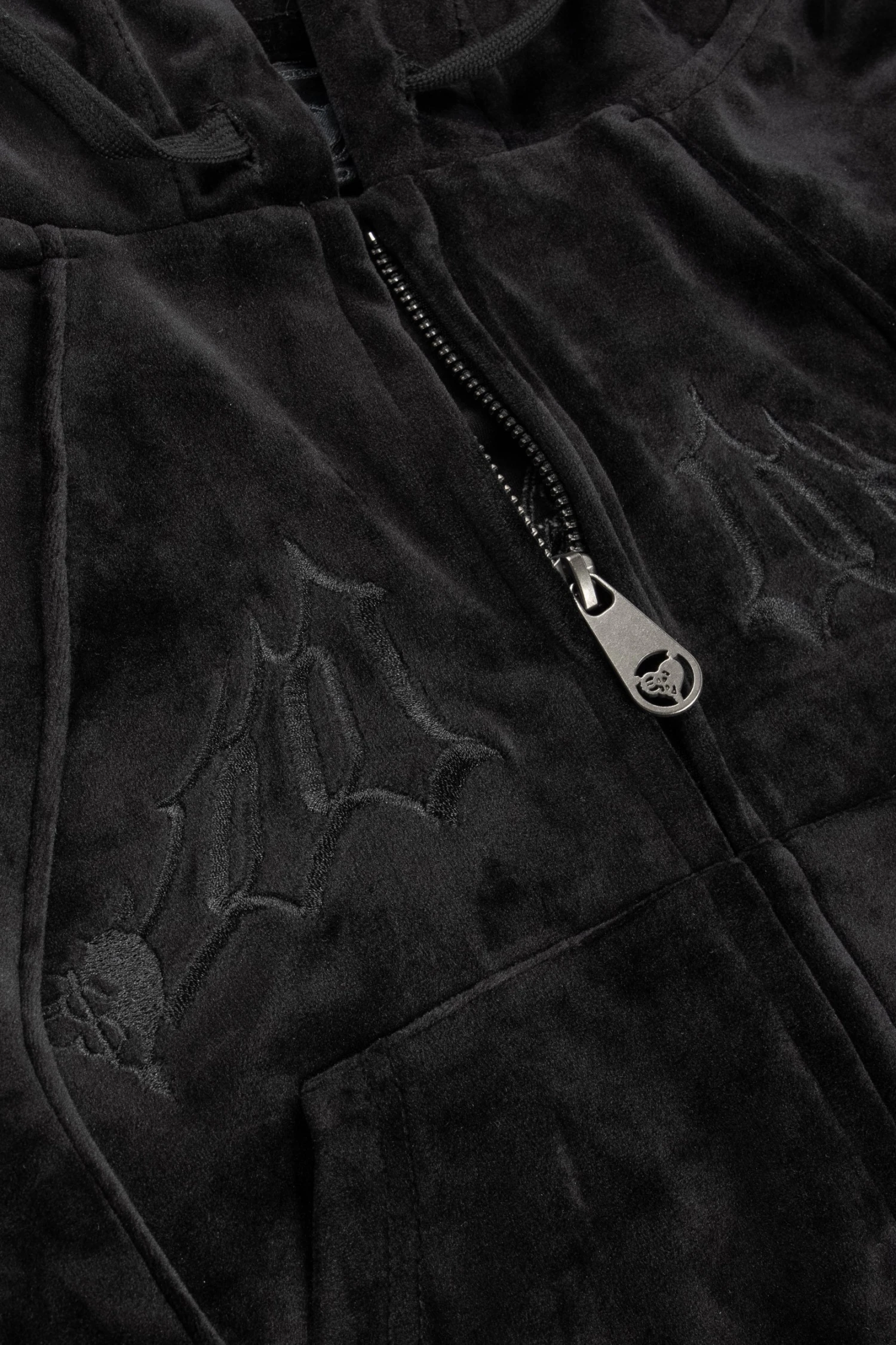 WOMEN'S VELOUR JACKET BLACK 5 WOMEN'S VELOUR JACKET BLACK - Image 5