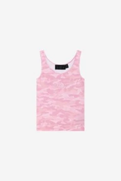 CAMO GIRLS TANKTOP PINK