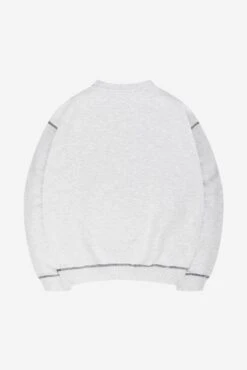 FLATLOCK BASE SWEATER GREY MELANGE 5 FLATLOCK BASE SWEATER GREY MELANGE -Ralph Lauren Clothing Store DSC 19542