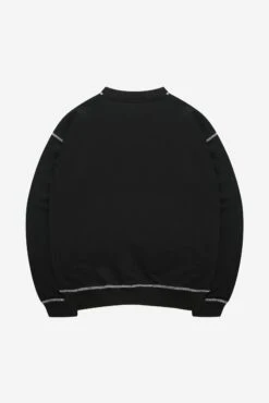 FLATLOCK BASE SWEATER BLACK -Ralph Lauren Clothing Store DSC 19549