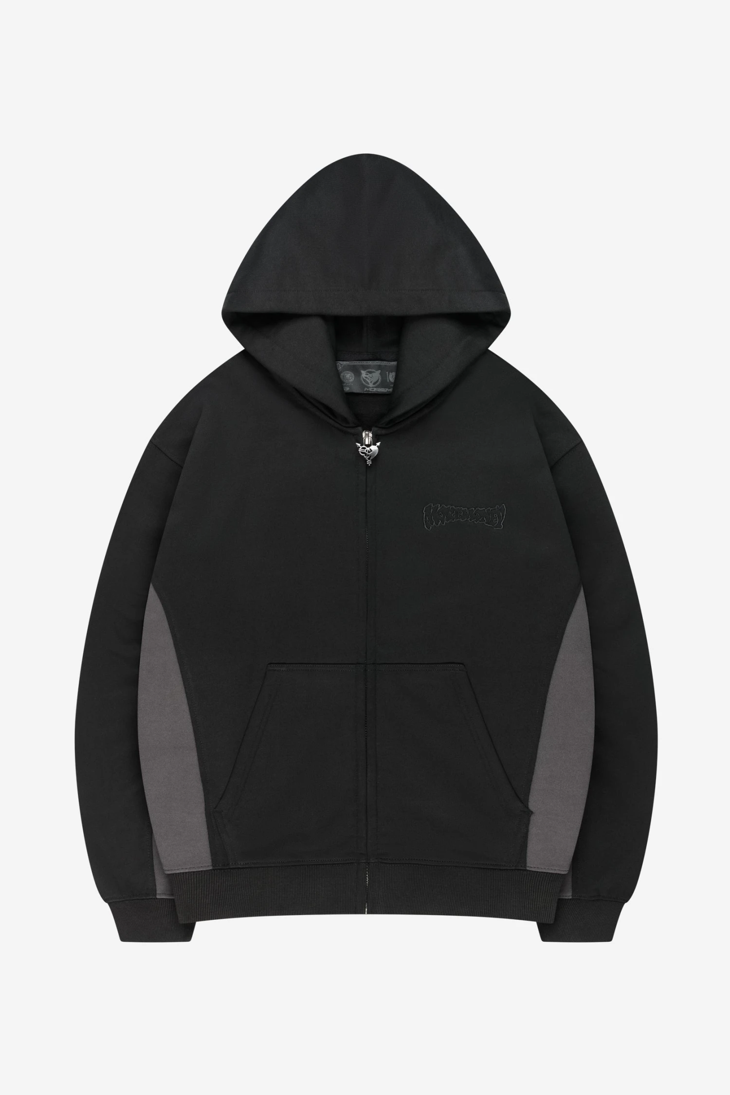 TWO TONE ZIP BLACK 1 TWO TONE ZIP BLACK