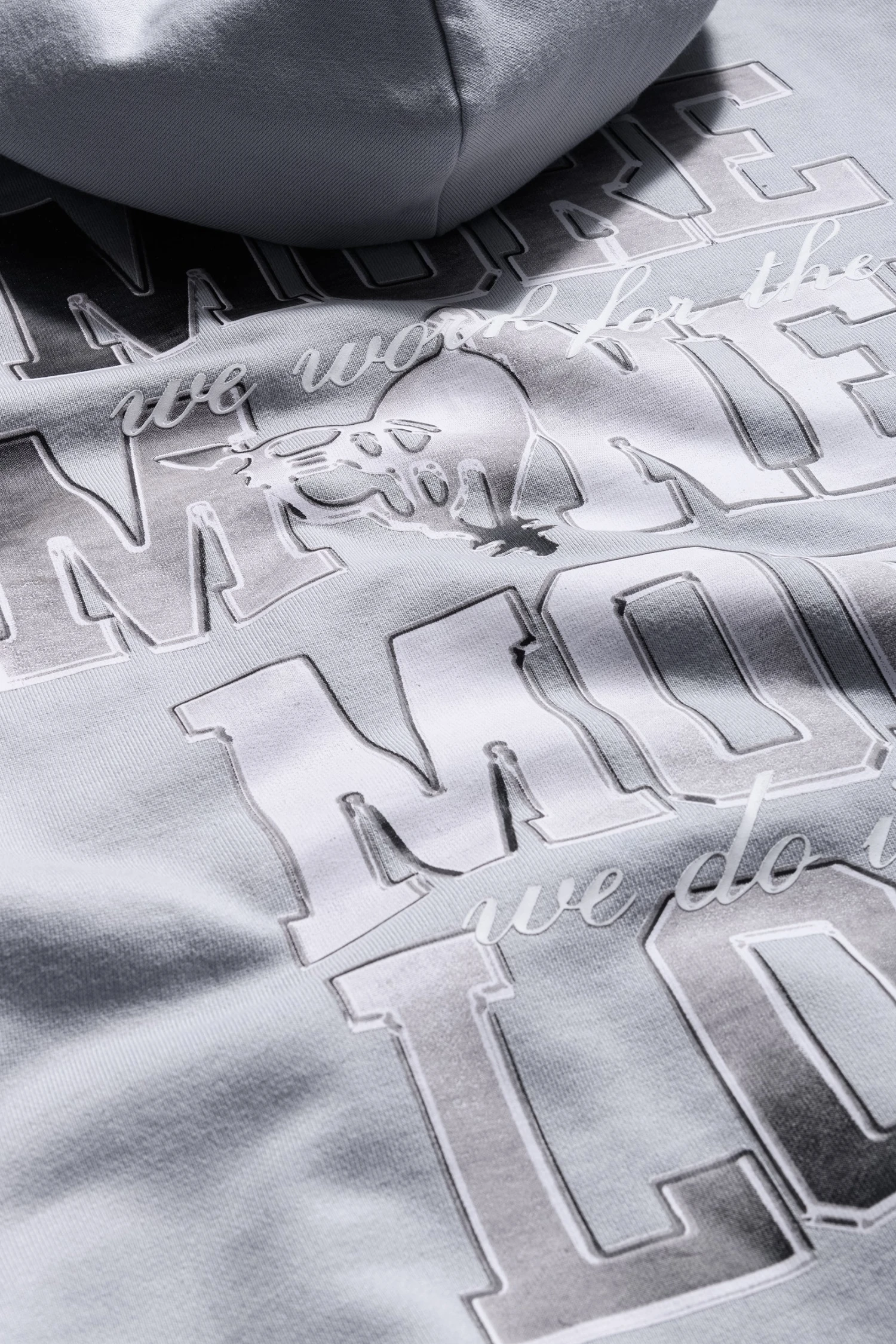 CHROME HOODIE GREY 2 CHROME HOODIE GREY - Image 2