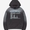 WET DREAM HOODIE DARK GREY WASHED