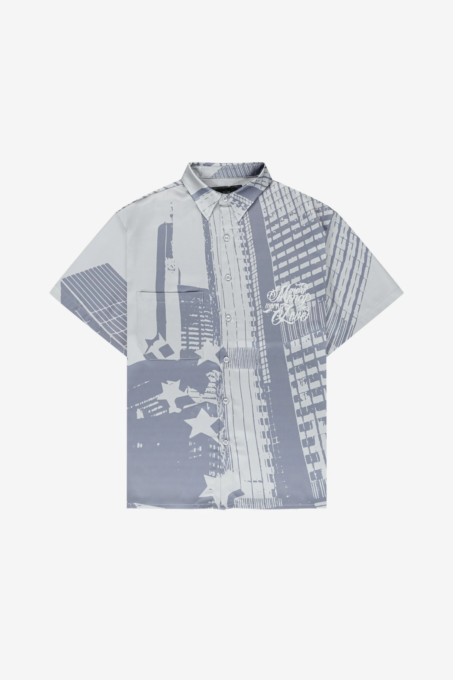 SATIN SHIRT WHITE 1 SATIN SHIRT WHITE