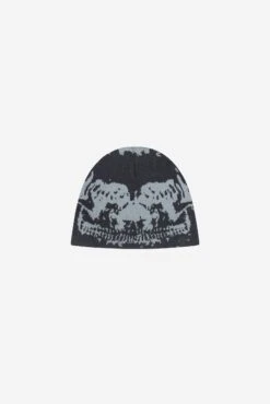 SKULL BEANIE BLACK