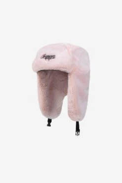 FUR TRAPPER HAT PINK