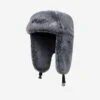FUR TRAPPER HAT BLACK