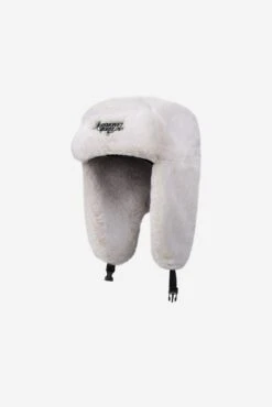FUR TRAPPER HAT BEIGE