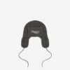 TRAPPER HAT KNIT DARKGREY