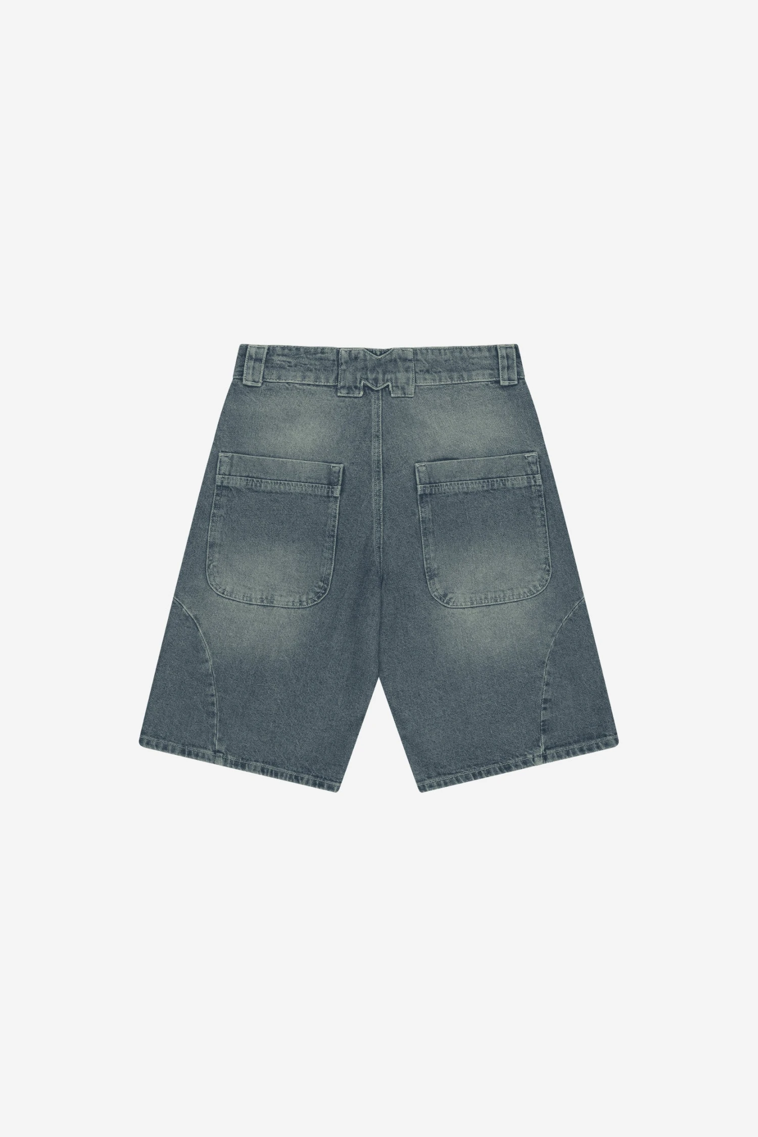 DOUBLE STITCH JORTS BLUE WASHED 6 DOUBLE STITCH JORTS BLUE WASHED - Image 6