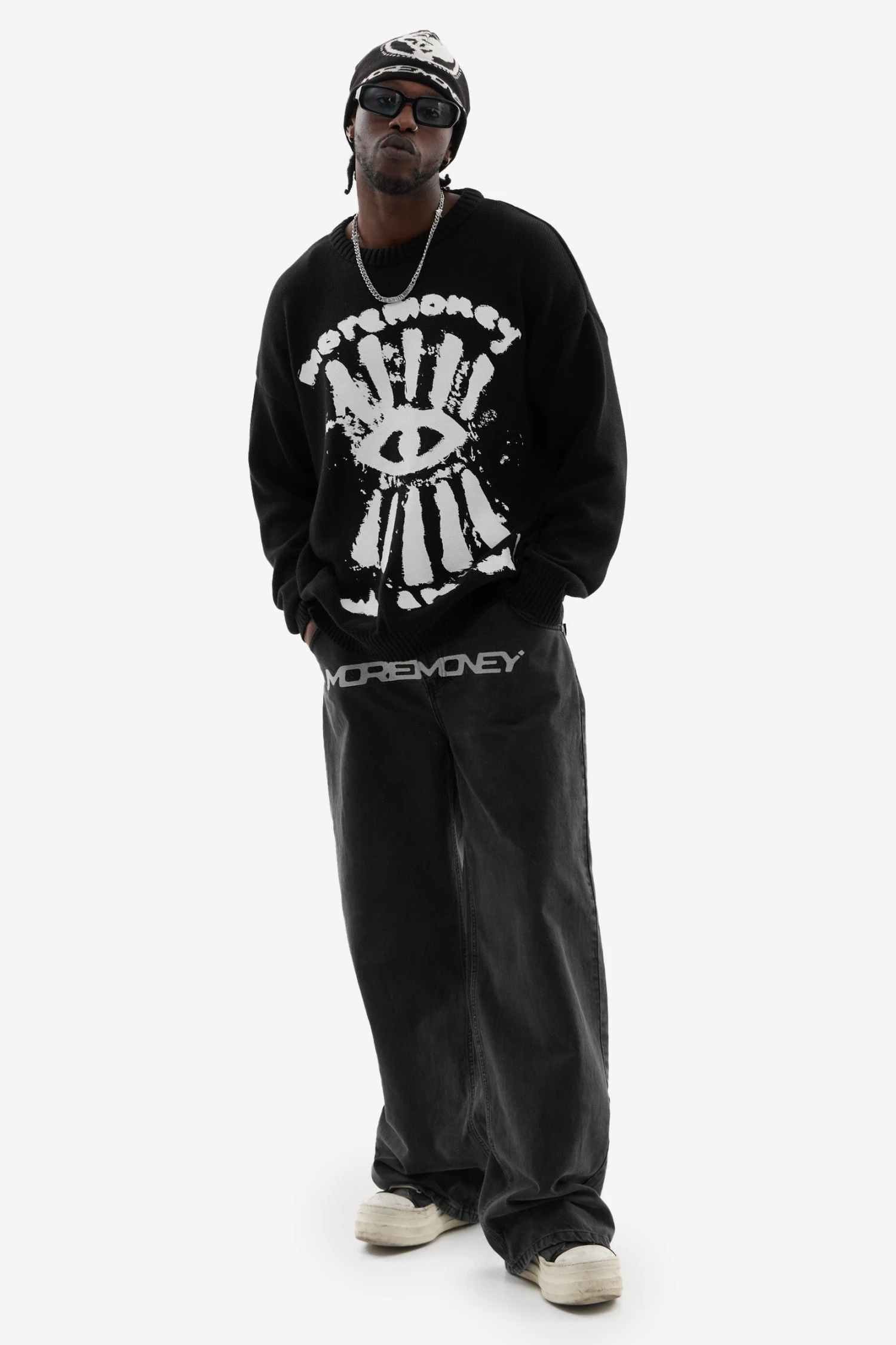 EYESIGHT KNIT BLACK 2 EYESIGHT KNIT BLACK - Image 2