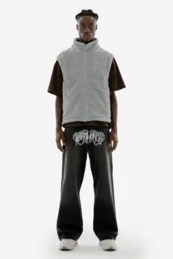 HEAVY HEART FLEECE VEST ULTIMATE GREY -Ralph Lauren Clothing Store HEAVYHEARTFLEECEVESTULTIMATEGREY 1