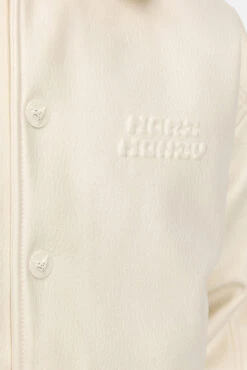 HEAVY HEART LEATHER JACKET WHITE 12 HEAVY HEART LEATHER JACKET WHITE -Ralph Lauren Clothing Store HEAVYHEARTLEATHERJACKETWHITE 1