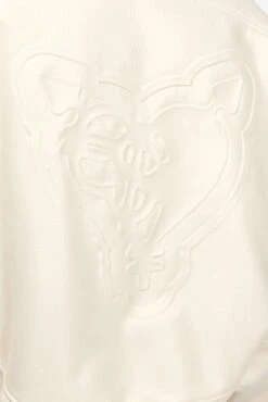 HEAVY HEART LEATHER JACKET WHITE 14 HEAVY HEART LEATHER JACKET WHITE -Ralph Lauren Clothing Store HEAVYHEARTLEATHERJACKETWHITE 4