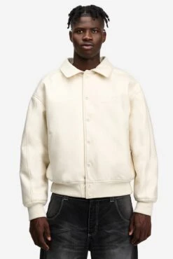 HEAVY HEART LEATHER JACKET WHITE 11 HEAVY HEART LEATHER JACKET WHITE -Ralph Lauren Clothing Store HEAVYHEARTLEATHERJACKETWHITE 5