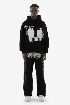 LOST BOND HOODIE BLACK -Ralph Lauren Clothing Store LOSTBONDHOODIEBLACK 1