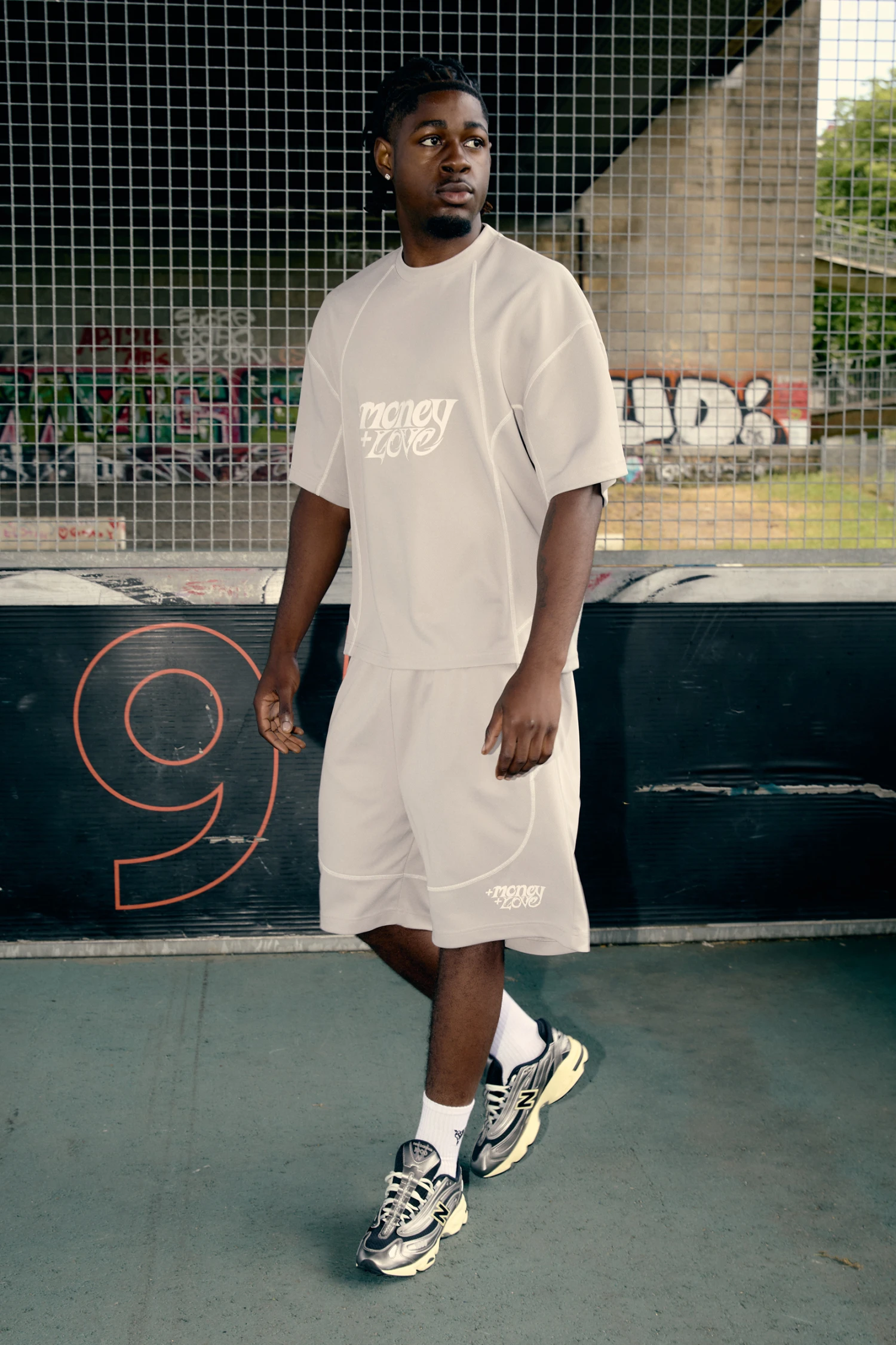 FLATLOCK SHORTS LIGHT GREY 4 FLATLOCK SHORTS LIGHT GREY - Image 4