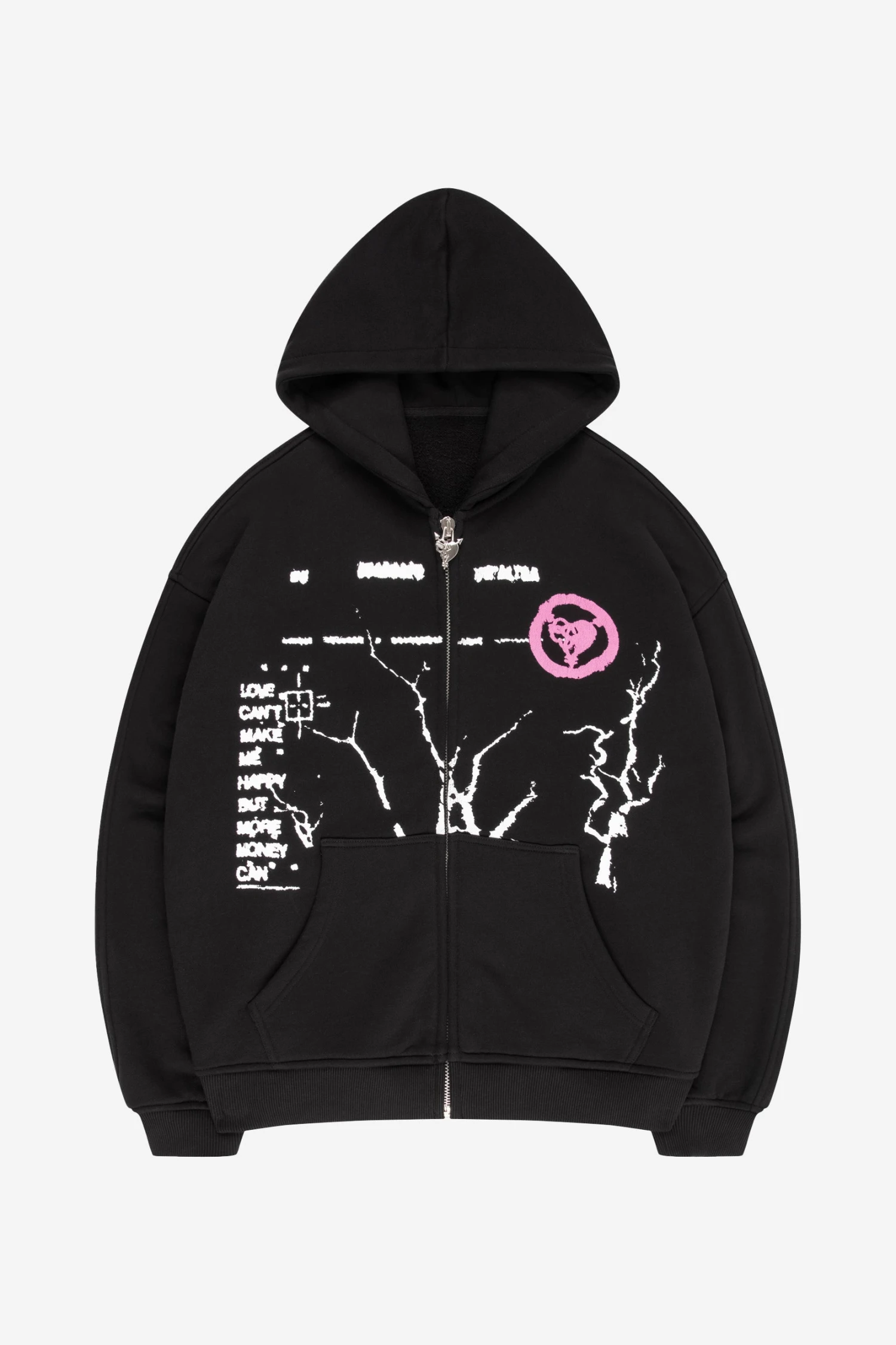 MONEY ROOTED ZIP BLACK 1 MONEY ROOTED ZIP BLACK