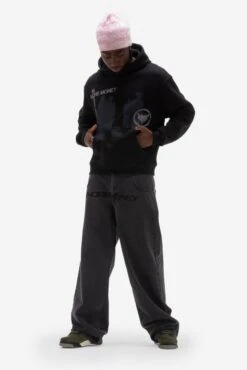 MORE MONEY LOGO BAGGY DENIM -Ralph Lauren Clothing Store MOREMONEYLOGOBAGGYDENIMALLBLACK 1