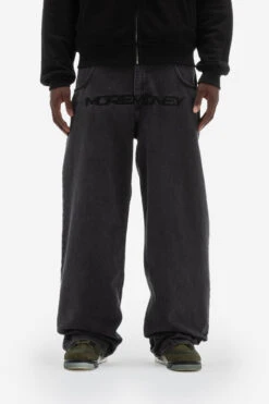 MORE MONEY LOGO BAGGY DENIM -Ralph Lauren Clothing Store MOREMONEYLOGOBAGGYDENIMALLBLACK 5