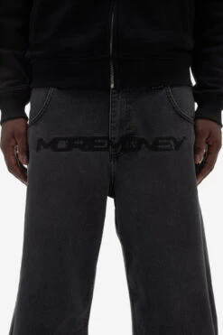 MORE MONEY LOGO BAGGY DENIM -Ralph Lauren Clothing Store MOREMONEYLOGOBAGGYDENIMALLBLACK 7