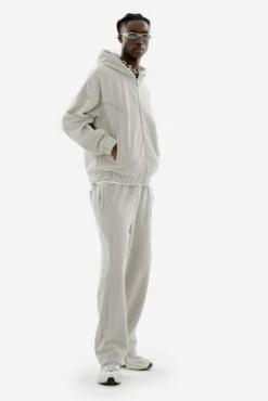 STAR WREATH FLEECE ZIP LIGHT GREY -Ralph Lauren Clothing Store STARWREATHFLEECEZIPWASHEDULTIMATEGRAY 3 edf564c6 d9cd 4b13 85a9 b35d7a659f81