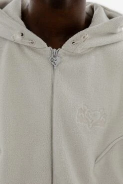 STAR WREATH FLEECE ZIP LIGHT GREY -Ralph Lauren Clothing Store STARWREATHFLEECEZIPWASHEDULTIMATEGRAY 8 0ef6ed26 5999 4da5 8406 69dc50f87fb9