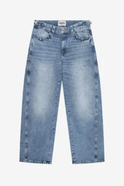 DISTINCTIVE BAGGY DENIM BLUE WASHED