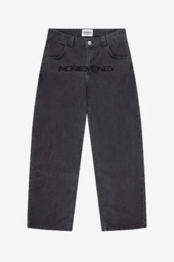 MORE MONEY LOGO BAGGY DENIM