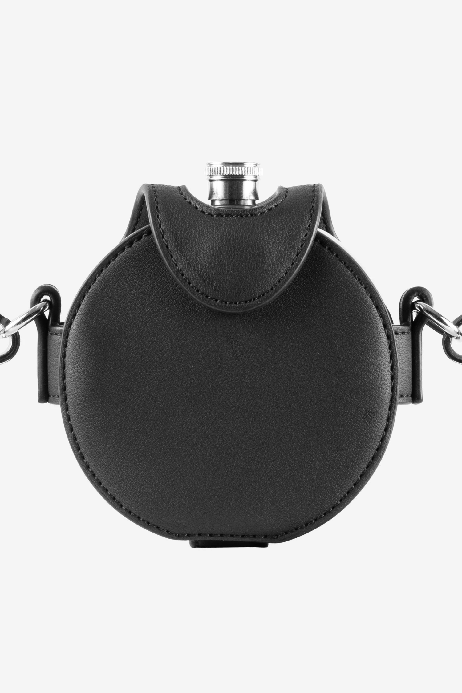 PUNCHED HEART HIP FLASK BAG BLACK 3 PUNCHED HEART HIP FLASK BAG BLACK - Image 3
