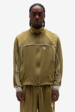 VELOUR JACKET OLIVE -Ralph Lauren Clothing Store VELOURJACKETOLIVE 7