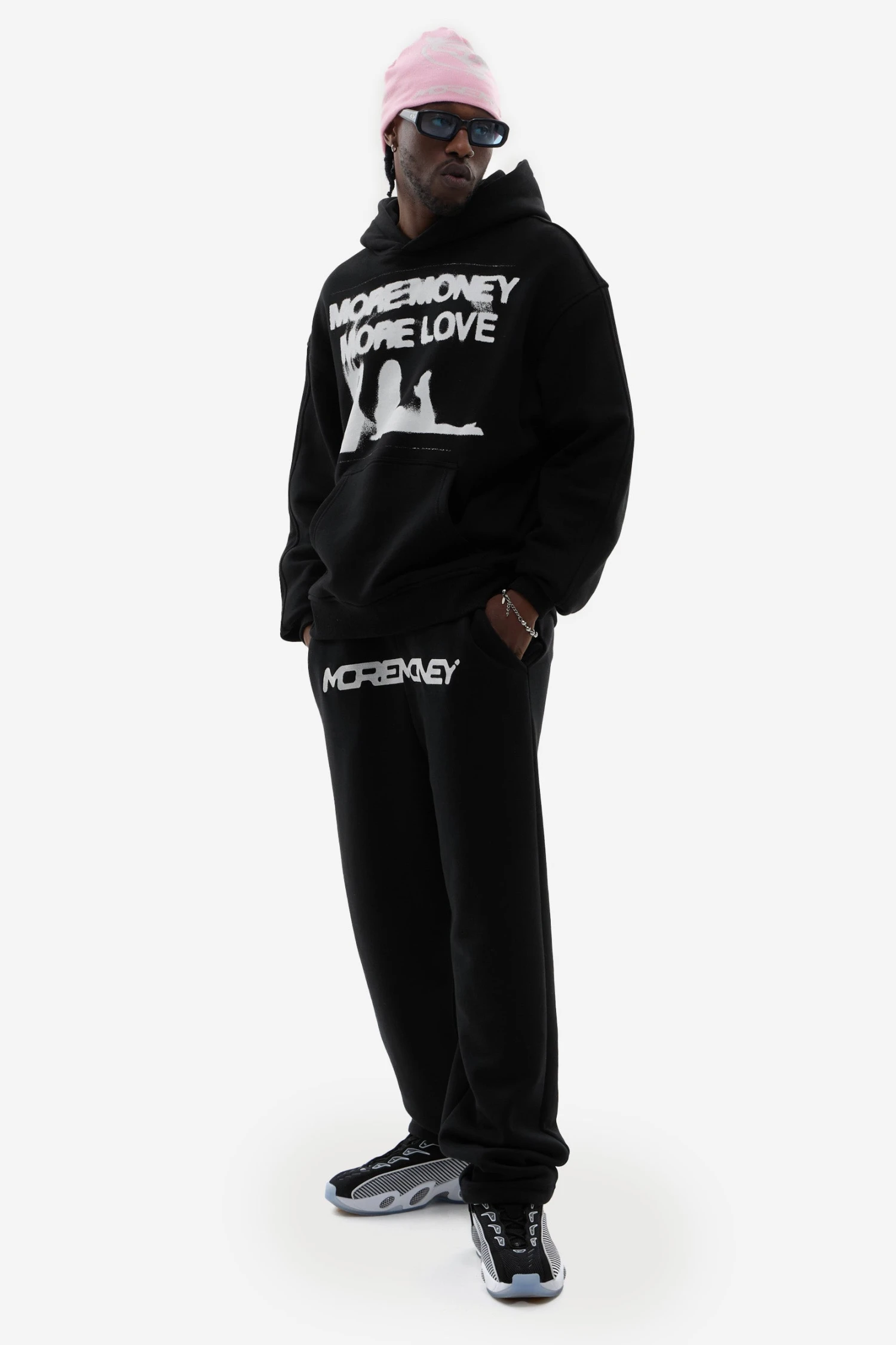 WET DREAM HOODIE BLACK 2 WET DREAM HOODIE BLACK - Image 2