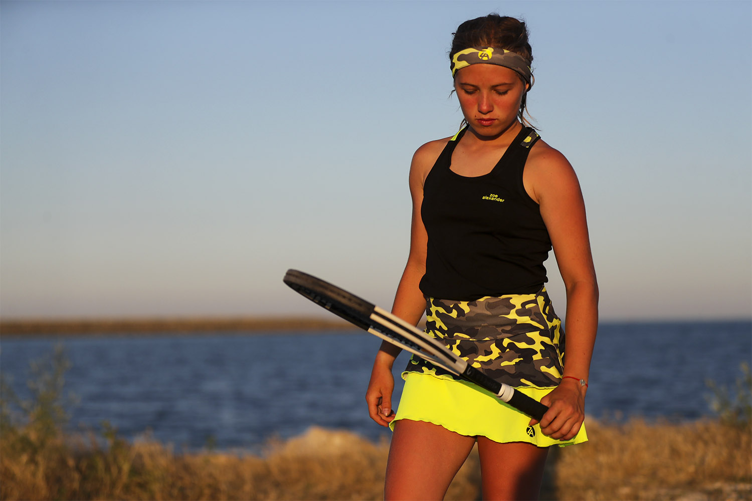 Front Page -Ralph Lauren Clothing Store bannerhp ZA315 Camo Neon Tank Top Black Vest