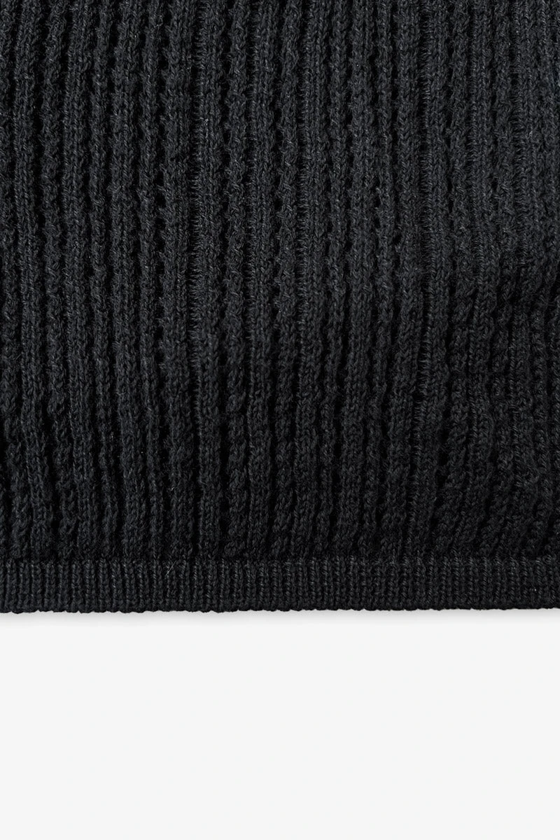 KNIT TEE JERSEY BLACK 11 KNIT TEE JERSEY BLACK - Image 11