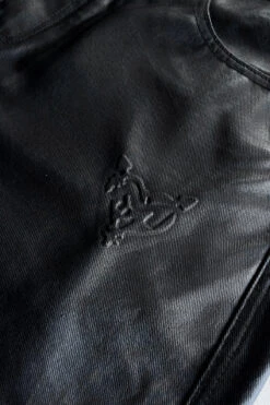 DISTINCTIVE COATED JORTS BLACK -Ralph Lauren Clothing Store coated 01 688bd12c 4fe5 4500 b304 7bd603a878fb